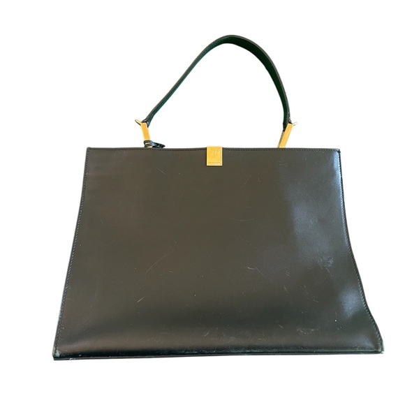 BALENCIAGA Calfskin Le Dix Medium Elegant Black Handbag - Picture 9 of 9